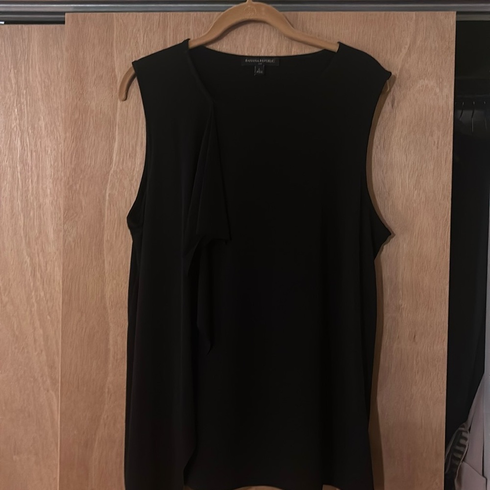 Banana Republic Black Sleeveless Blouse